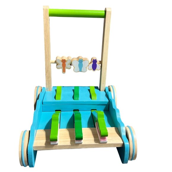 Melissa & Doug Alligator Wooden Push Toy - Picture 2 of 7